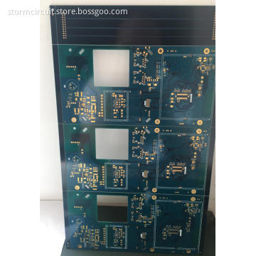 6 layer FR4(TG170) blue ENIG PCB